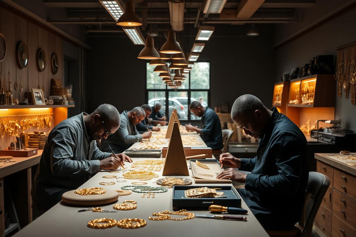 Jewellery workshop in Addis Ababa